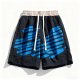 Color-Block Quick-Dry Men's Elastic Sport Shorts - Breathable Athletic Shorts